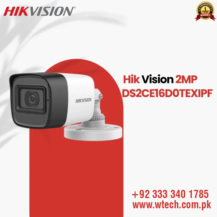Hikvision DS-2CE16D0T-EXIPF 2MP Bullet Camera